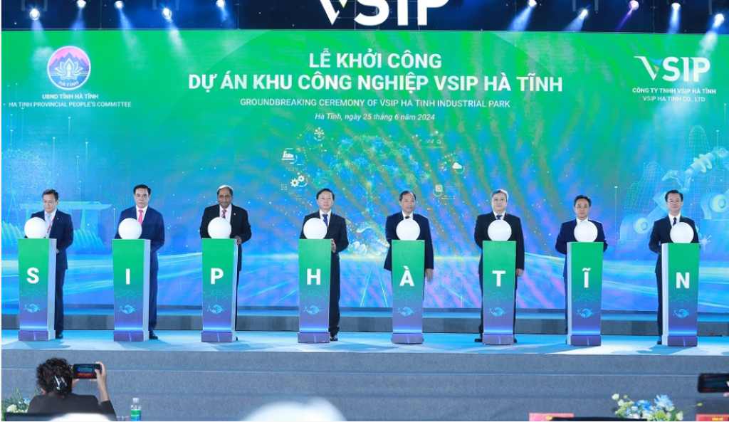Dự án VSIP Hà Tĩnh khởi công - NgheTinhLands