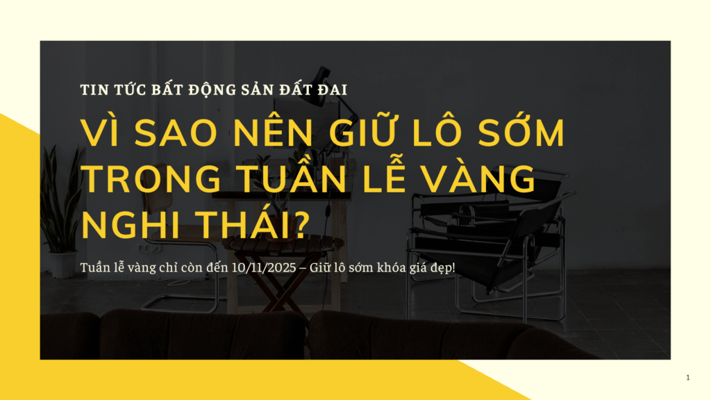 Giữ lô sớm Nghi Thái 2025